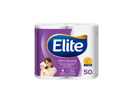 Papel Higienico Elite 4 Rollos 50mt