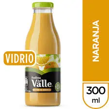 Andina del Valle Naranja Vidrio 300ml