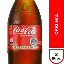 Bebida Coca Cola Original Retornable 2 Lt