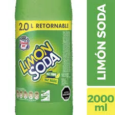 Bebida Limón Soda  2 Litros
