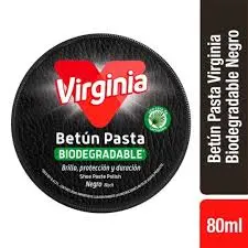 Betún pasta Virginia Negro Pote 80ml