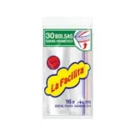 Bolsa aseo La Facilita 16x14 30uni