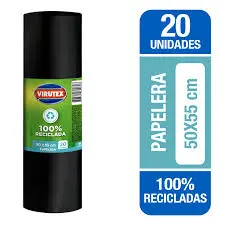 Bolsa basura Virutex Econorollo 50x55 20uni
