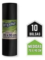 Bolsas de basura Impeke 70x 90Rollo 10 uds