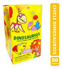 Chicle Dinosaurios Sabor Piña Tropical