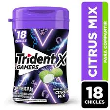 Chicle sin azúcar sabor citrus mix 18u