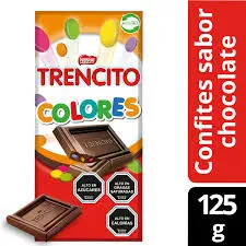 Chocolate Trencito Entrete Colores 125g