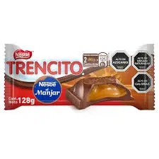 Chocolate Trencito Relleno de Manjar Barra 128g
