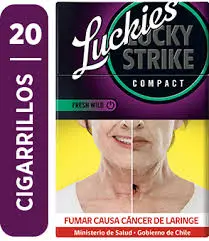 Cigarros Lucky Strike Cigarrillos Compact Fresh Wild 20u