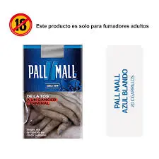Cigarros Pall Mall Azul 20s Caja Blanda