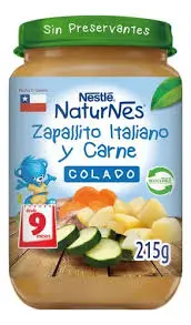 Colado Nestlé Naturnes Zapallito Italiano y Carne 215g