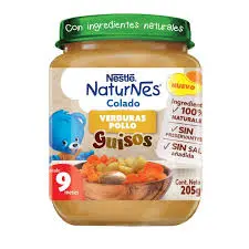 Colado Verduras y Pollo 205gr Nestle Naturnes