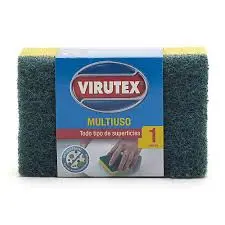 Esponja Multiuso Antibacterial Lisa Virutex 1 Uni
