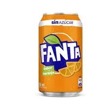 Fanta Lata Zero 350ml.
