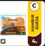 HAMBURGUESA CASTAÑO 4UND