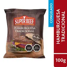 Hamburguesa Tradicional Super Beef 100g