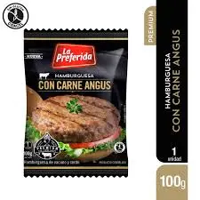 Hamburguesa con Carne Angus La Preferida 100 g