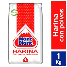 Harina Mont Blanc Con Polvo 1 Kg