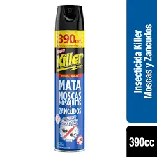 Insecticida Mata Moscas y Zancudos 390ml Killer