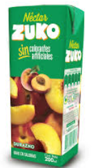 Jugo Nectar Zuko Durazno 200ml