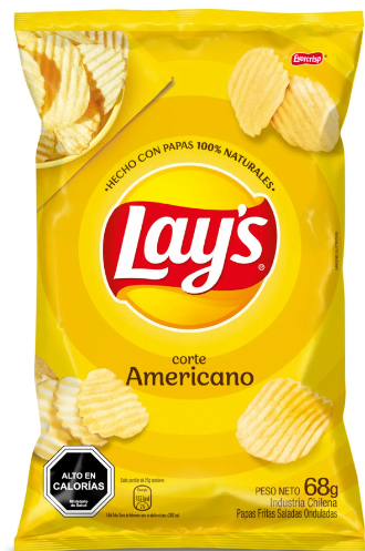 Lays Papas Fritas Americana Evercrisp 68g