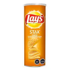 Lays Stax Sabor Queso Cheddar Evercrisp 134g