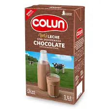 Leche Colun Semidescremada Sabor a Chocolate 1 Lt
