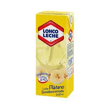 Leche Plátano Lonco Leche 200 ml