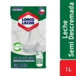 Leche Semi Descremada Lonco 1 Lt