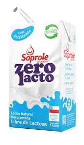 Leche Zerolacto Soprole Descremada 1Lt