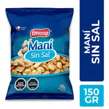 Maní Sin Sal Evercrisp 150g