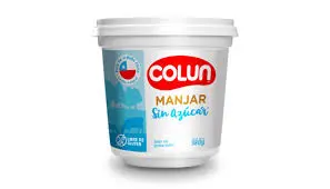Manjar Colun sin azucar Pote 380gr
