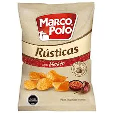 Marco Polo Papas Fritas Rústicas Sabor Merkén