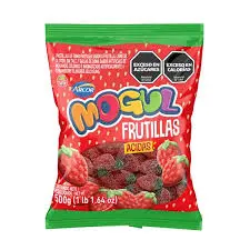 Masticable Ácidos Mogul Extreme Frutilla 10g