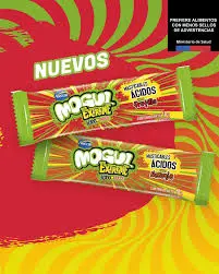 Masticable Ácidos Mogul Extreme Naranja 10g