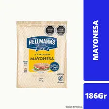 Mayonesa Hellmanns Sobre de 186 Grs
