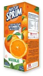 Néctar Sprim Slim Naranja 190ml