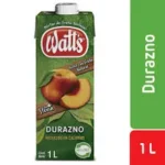Néctar Watts Caja Durazno 1L