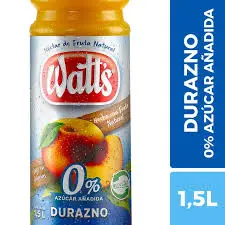 Néctar Watts Sabor Durazno Light 1.5L