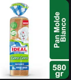 PAN BLANCO CERO 580G