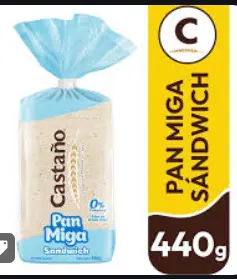 PAN MOLDE  MIGA SANDWICH 440GR