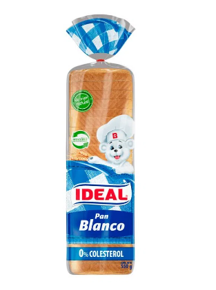 Pan Blanco Ideal 580g