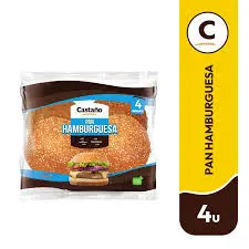 Pan De Hamburguesa XL 4 Unid