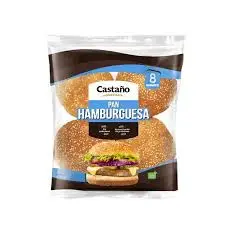 Pan Hamburguesa Castaño 8Uni