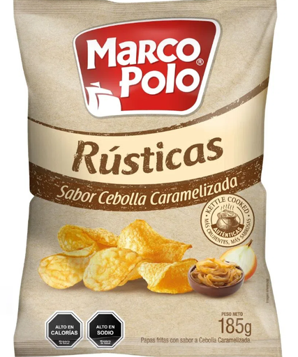 Papas Fritas Rusticas Cebolla Acaramelada185g