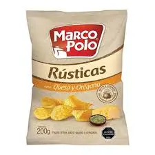 Papas Fritas Rusticas Queso y oregano  Marco Polo 185g