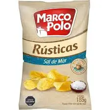 Papas Fritas Rusticas Sal De Mar Marco Polo 185g