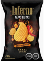 Papas Infierno Spic Cheddar 180g