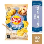 Papas Lays Artesanales Con Sal De Mar