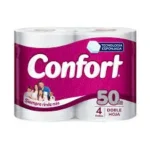 Papel Higienico Confort Doble Hoja 4 Rollos